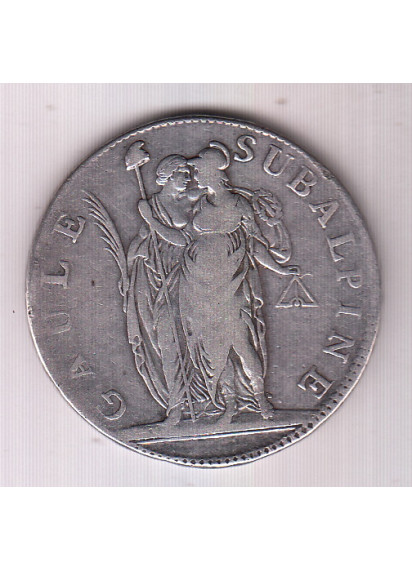 1802 5 Franchi Repubblica Subalpina Argento
